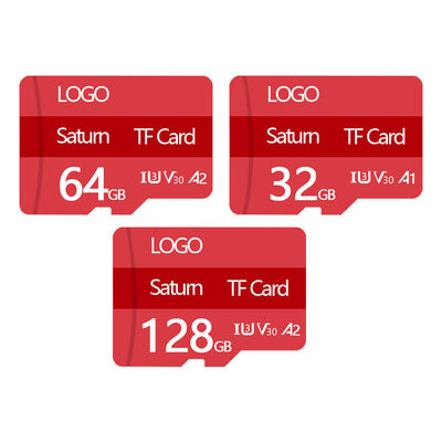 بطاقة ذاكرة TF ملونة قابلة للتخصيص 128GB 64GB 32GB للكاميرا الهاتف MP4 DVR