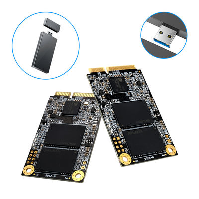 MSATA SSD التجاري محرك أقراص صلبة صلبة خارجية 128GB إلى 2TB مقاومة الصدمات